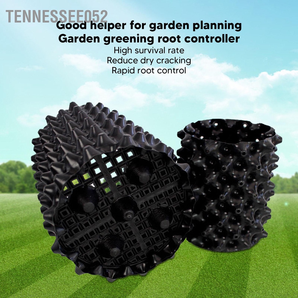 Tennessee052 10 Chiếc Gốc Vật Có Điều Khiển Nồi Dày PVC Thoáng Khí Không Tỉa Nhanh Phát Triển Hộp Đựng Cây Cảnh Cấy Dụng Cụ