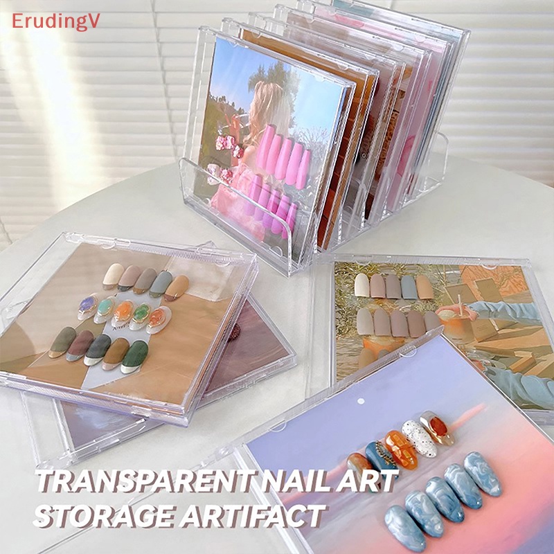 [ErudingV] Set 5 Hộp Đựng Mẫu Thử Móng Tay Chống Bụi Trưng Bày [Mới]
