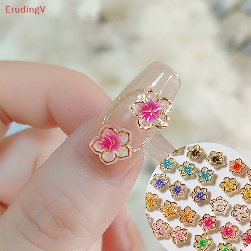 Set 20 / 50 Bông Hoa Nhựa Resin 3D Trang Trí Móng Tay Nghệ Thuật