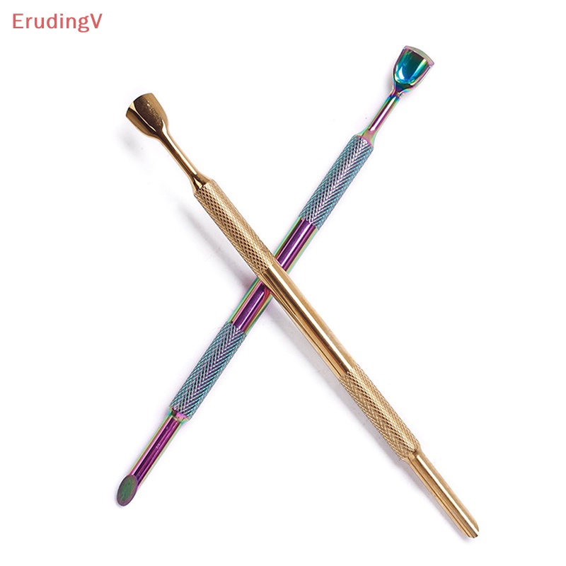 [ErudingV] Dụng Cụ Hai Đầu Bằng Thép Không Gỉ Dùng Để Đẩy Biểu Bì / Làm Móng Nghệ Thuật [Mới