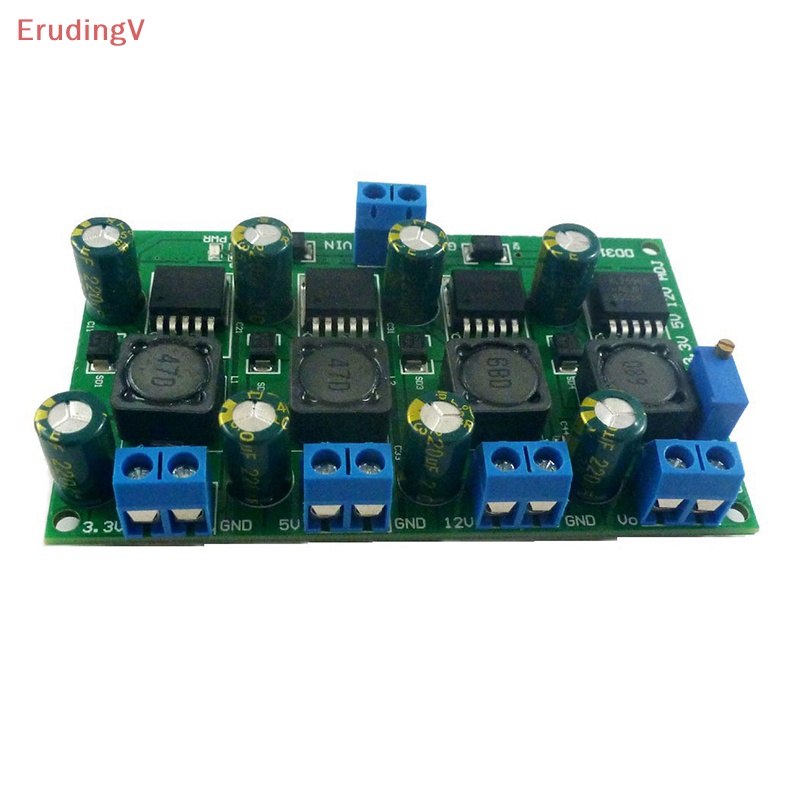 Mô Đun Cung Cấp Nguồn Điện 3A 4 Kênh 3.3V 5V 12V Có Thể Điều Chỉnh
