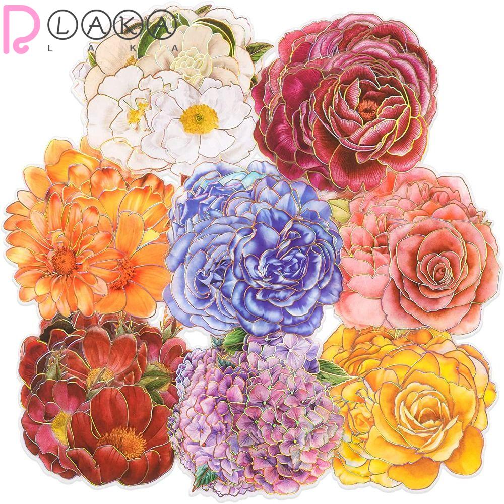 Giấy Dán Tường Họa Tiết Hoa Lấp Lánh Dùng Trang Trí Sổ Tay