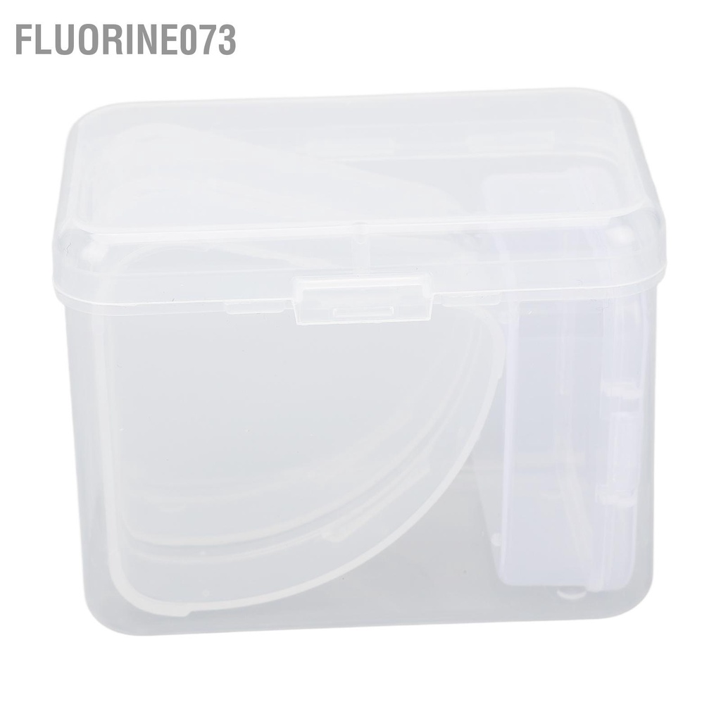 Fluorine073 4 Hộp Đựng Bông Trang Điểm Puff Sponge Hình Dạng Khác Nhau Trong Suốt Di Động Chống Thấm Nước Bảo Vệ