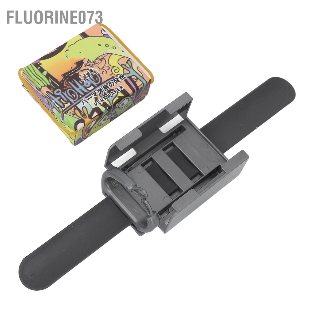 Fluorine073 Uốn tóc cổ tay Giấy Silicone Dụng cụ tạo kiểu Di động Giá đỡ giấy uốn cho chuyên nghiệp