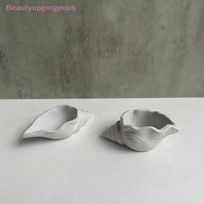 [BeupgorsV] Khuôn Silicone Làm Hộp Đựng Trang Sức Hình Ốc Xà Cừ Tráng Gương Trang Trí DIY