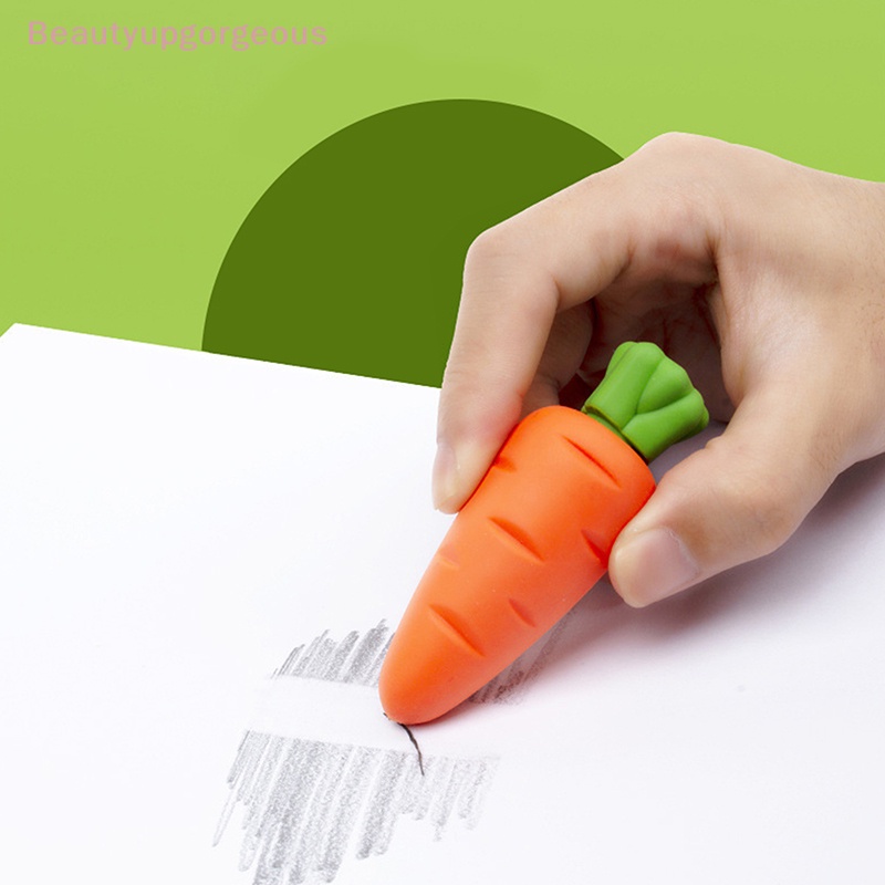 Cục Tẩy Bút Chì Hình Củ Cà Rốt / Trái Cây Big Mac Sáng Tạo Dễ Thương