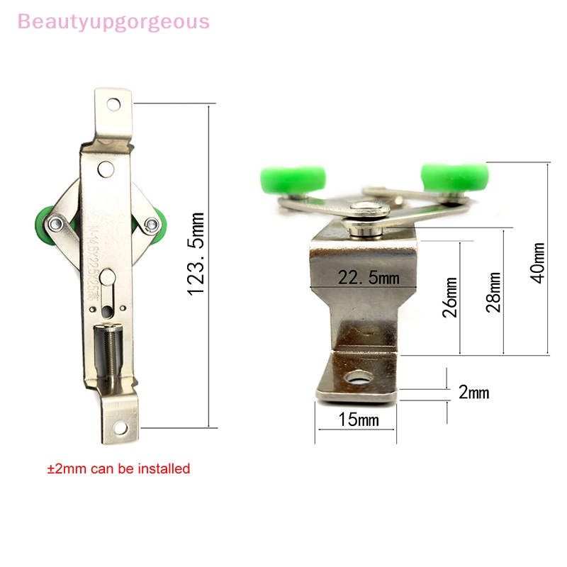 Bánh Xe Ròng Rọc Dài Gắn Cửa Trượt Không Gây Tiếng Ồn Chịu Được Sức Nặng
