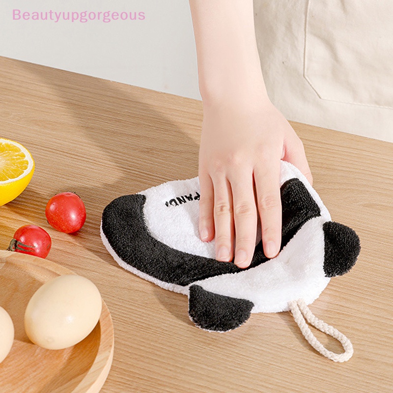 Khăn Lau Tay Sợi Nhỏ Siêu Thấm Hút Cao Cấp Hình Gấu Trúc Dễ Thương