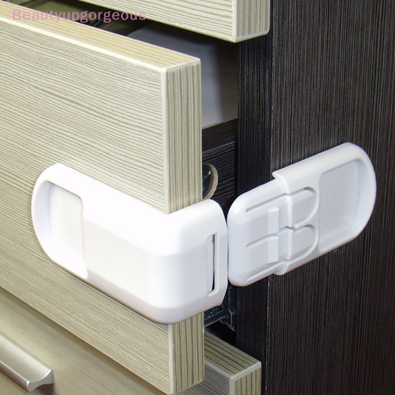 1 Khóa Ngăn Kéo Tủ Bảo Vệ An Toàn Chống Kẹt Tay Cho Trẻ Em