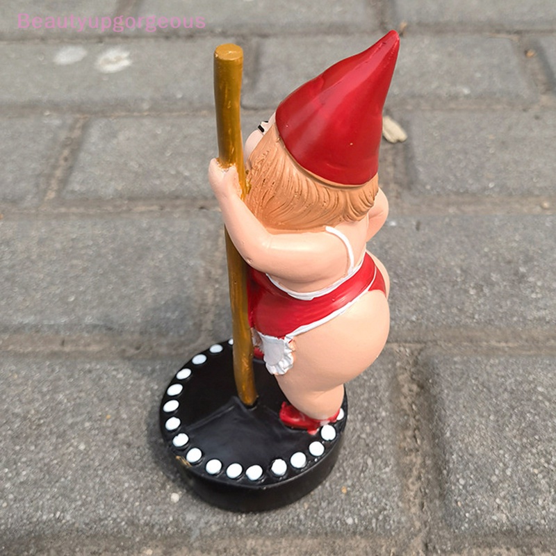 Mô Hình Chú Lùn Nhảy Múa Vui Nhộn Bằng Nhựa Resin Trang Trí Sân Vườn / Nhà Cửa / Văn Phòng