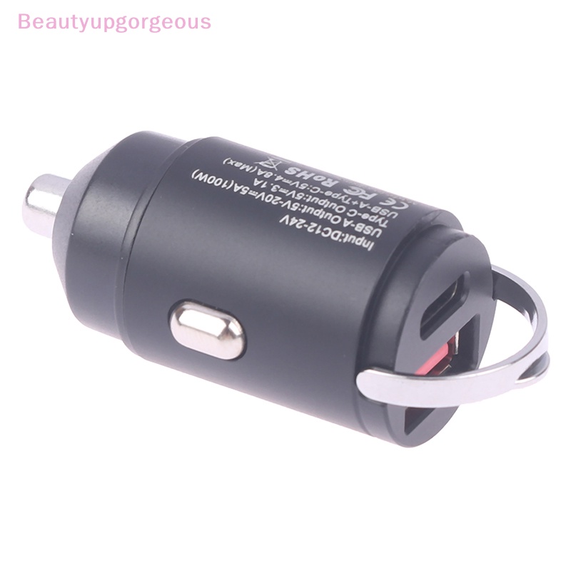 Tẩu Sạc USB-A USB-C 100W Chuyên Dụng Cho Điện Thoại Trên Xe Hơi