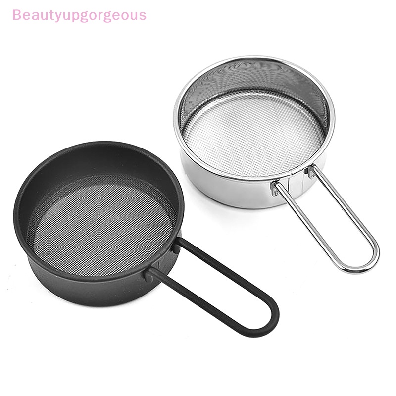 Dụng Cụ Rây Bột Cầm Tay [BeupgorsV] Đường Bột Cocoa Matcha Lưới Lọc Cà Phê