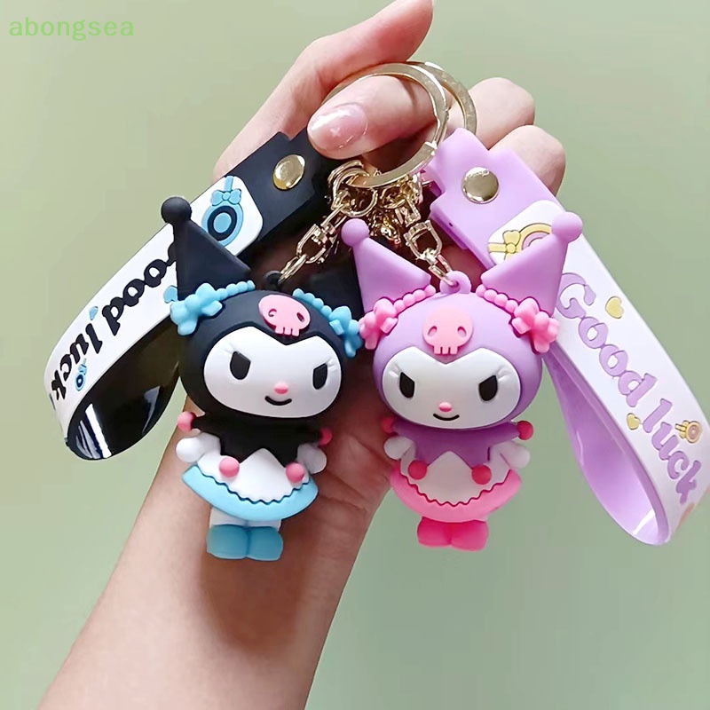 Abongsea Sanrio Móc Chìa Khóa / Điện Thoại Hình Búp Bê Kuromi Melody Dễ Thương Dùng Làm Quà Tặng Sinh Nhật Cho Bé Gái