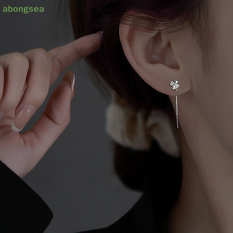 1 Cặp Bông Tai Dây Đơn Giản Thời Trang Cho Nữ