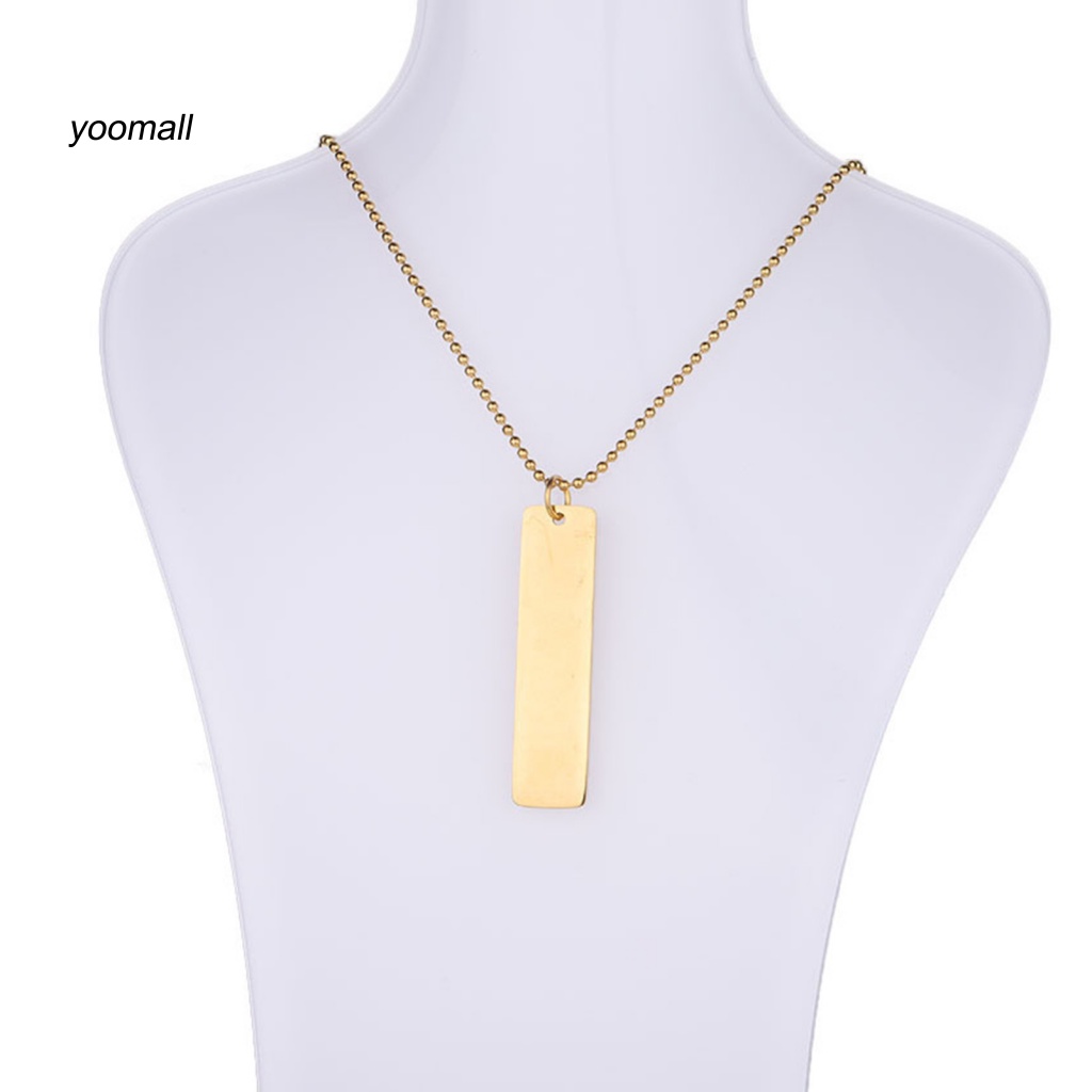 Vòng cổ Hạt Tròn Bằng Thép Không Gỉ Thời Trang