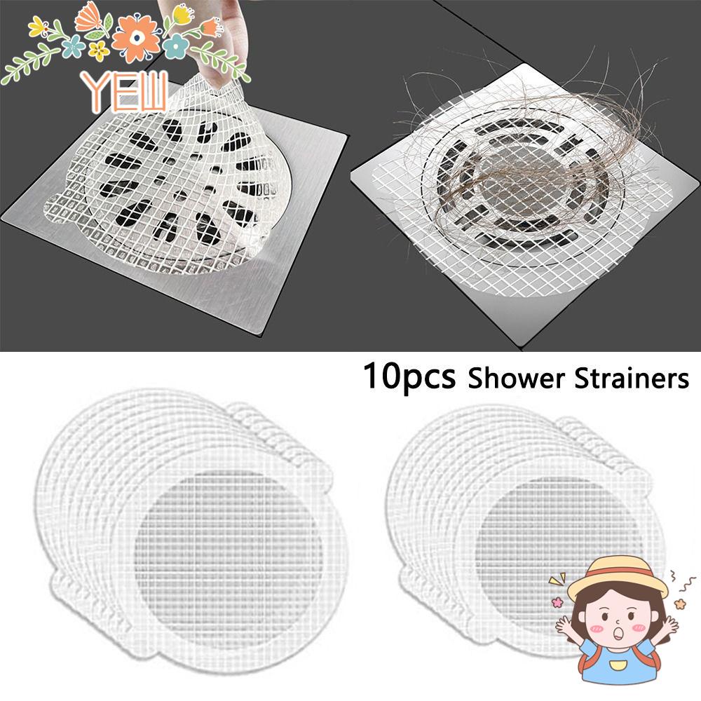 Set 10 Tấm Lưới Lọc Rác Dùng Một Lần Chất Lượng Cao Dành Cho Nhà Tắm