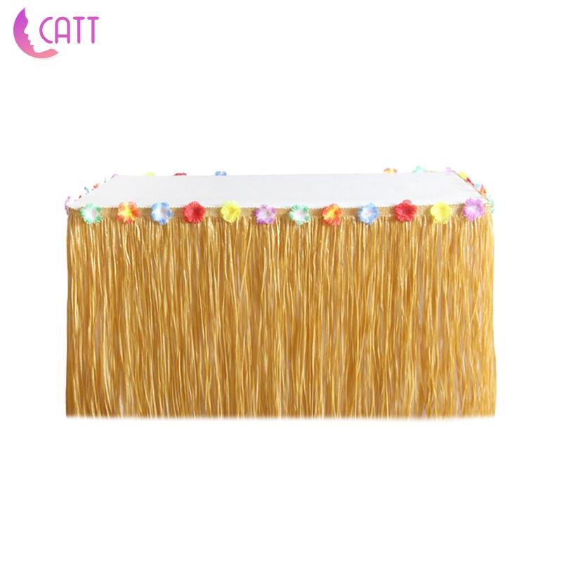 [Dadada1] Thảm Trải Bàn Cỏ Nhân Tạo Hawaiian Trọng Lượng Nhẹ Trang Trí Tiệc Tùng Cắm Trại Mùa Hè