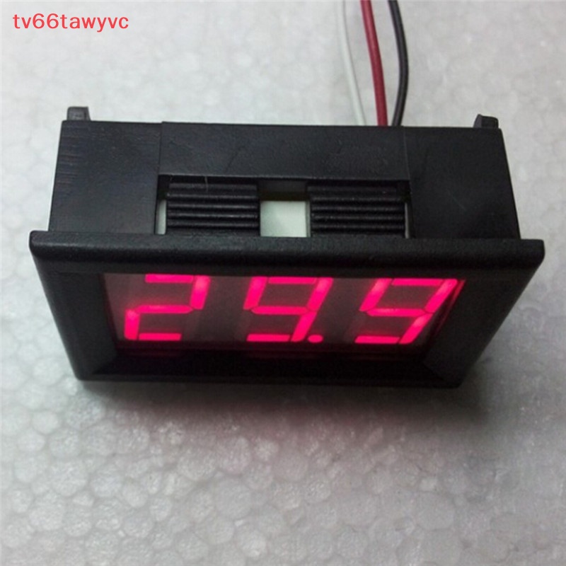 Mini Vôn kế Tester kỹ thuật số điện áp thử nghiệm pin DC 0-30V màu đỏ tự động xe LW szus mới
