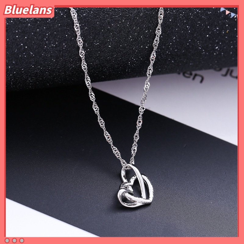 Vòng cổ Mặt Trái Tim Đôi Thanh Lịch