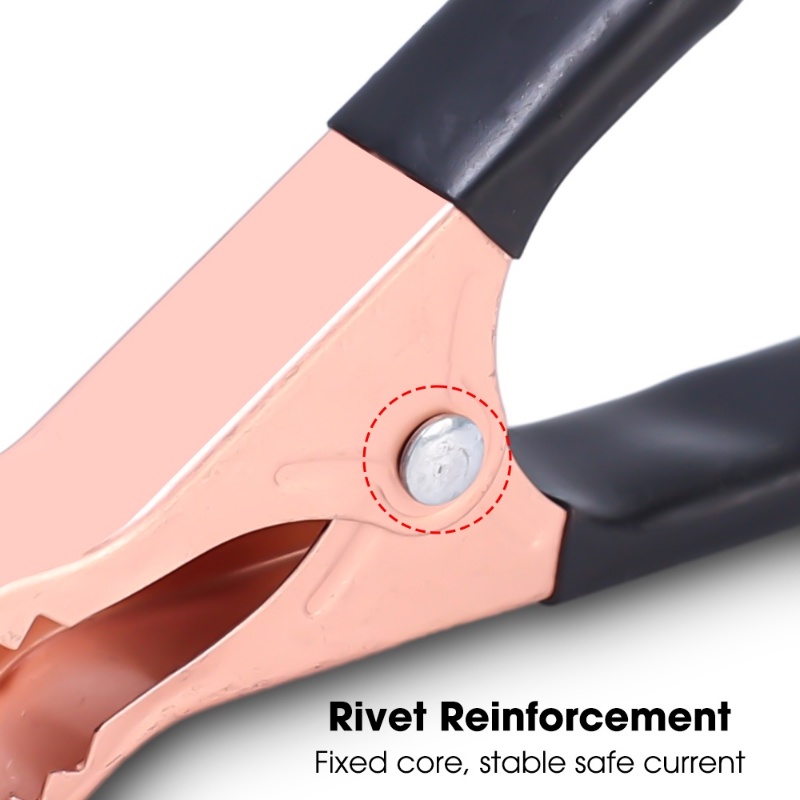 Set 2 Kẹp Cá Sấu Thử Điện Áp Bình Ắc Quy 30A 70mm