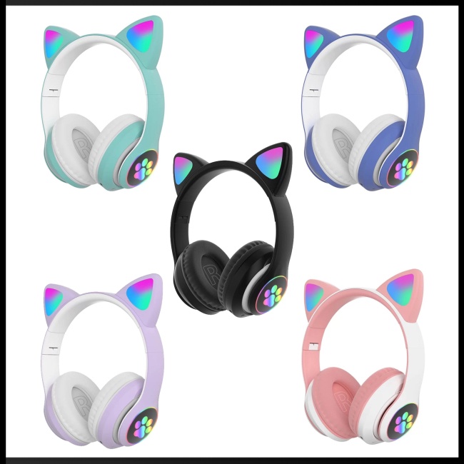 Tai Nghe Bluetooth Zevaret Aks-28 Rgb Kèm Mic Thoại