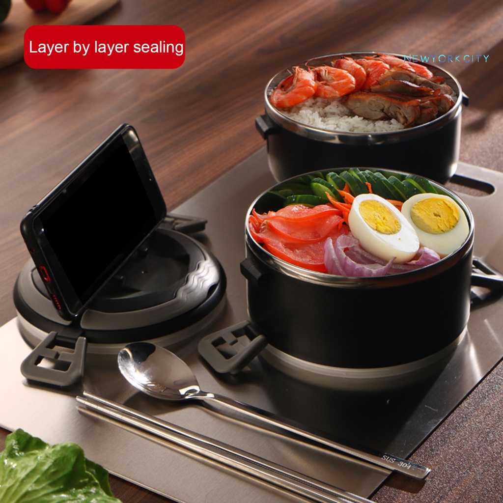 Hộp Đựng Cơm Trưa Cách Nhiệt Chống Tràn CY-800 / 1600 / 2400ML