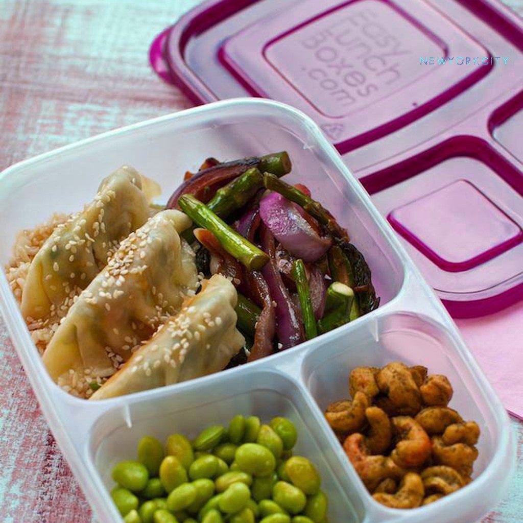 Hộp cơm 3 Ngăn Chống Rò Rỉ Dùng Một Lần Tiện Dụng Cho Nhà Bếp