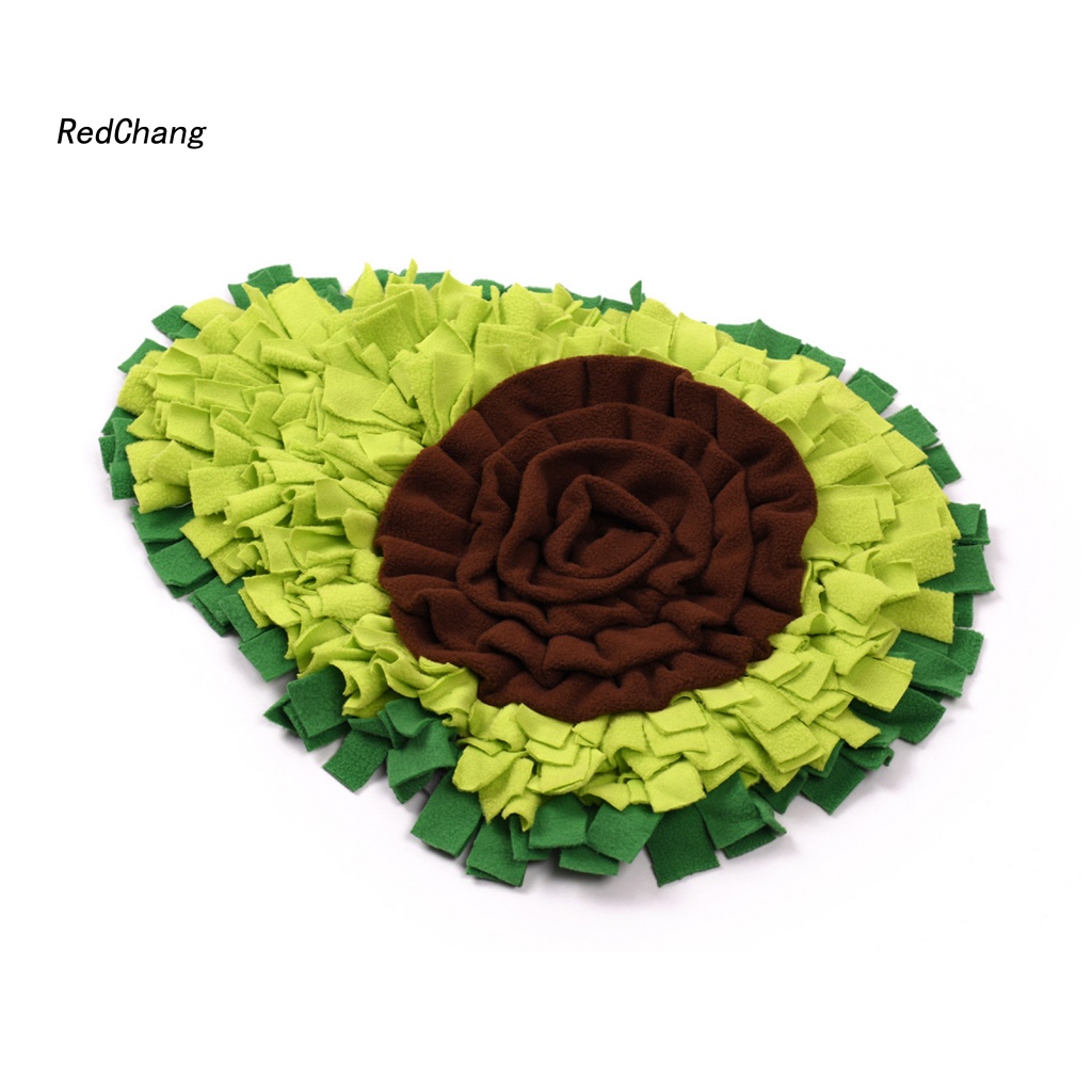 Rc ~ Snuffle Thảm Lót Cho Thú Cưng Ăn Chiếu Hình Quả Bơ / Thỏ Đồ Chơi Cỡ Nhỏ Tự Nhiên Tương Tác Với Chó Mèo