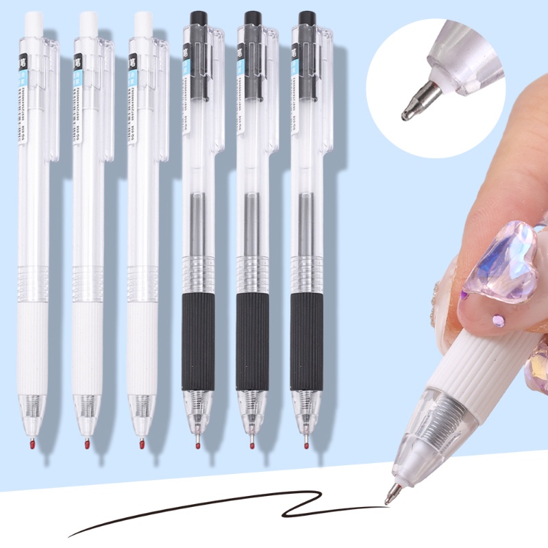 Bút Mực Gel Mực Đen Ngòi 0.5mm Thoải Mái Cao Cấp
