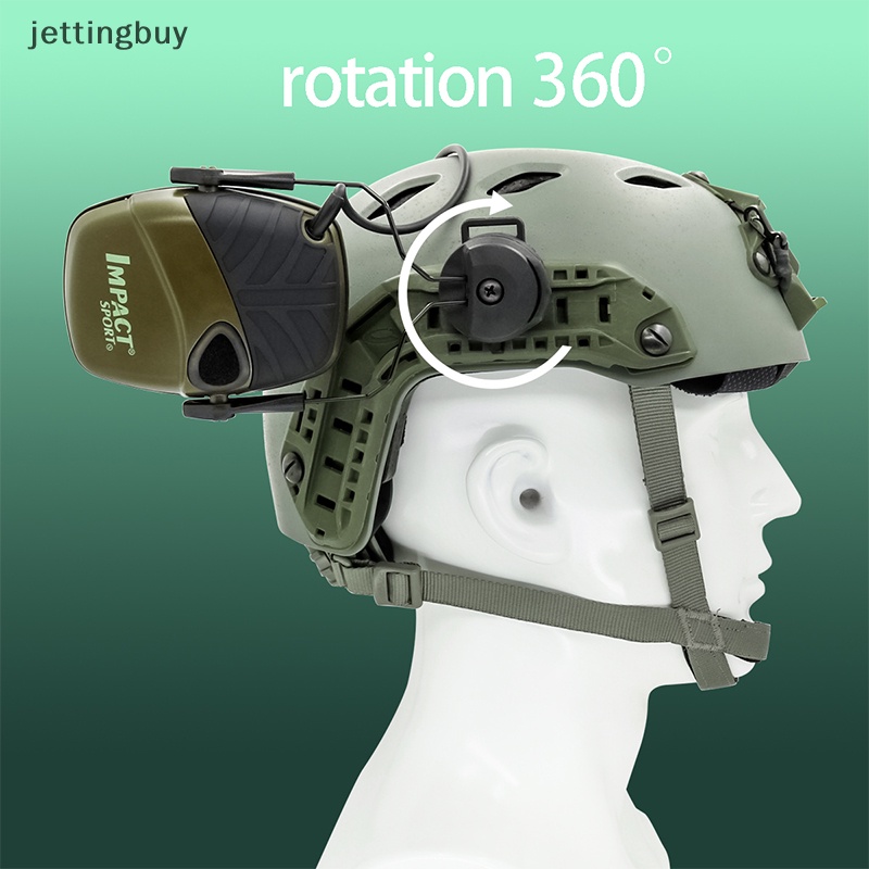 Giá Đỡ Tai Nghe Chụp Tai Xoay 360 Độ Chuyên Dụng Cho Nón Bảo Hiểm