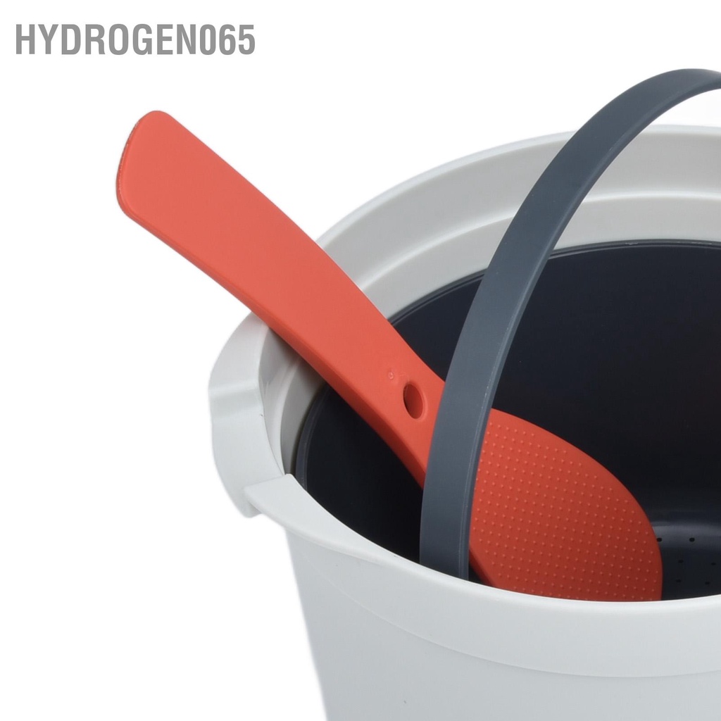 Hydrogen065 Nồi Cơm Vi Sóng 2L Chất Liệu PP Cấp Thực Phẩm Muỗng Nắp Lọc Hấp Bộ Điện