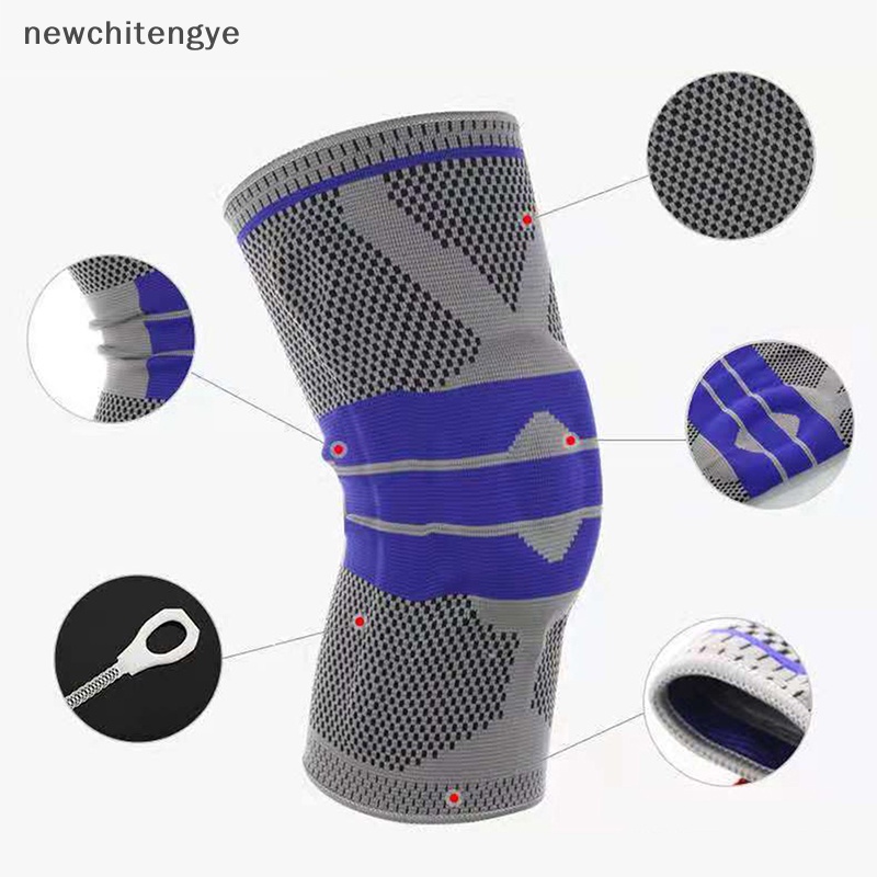 1 Miếng Đệm Bảo Vệ Đầu Gối Bằng Silicone An Toàn Khi Chơi Thể Thao