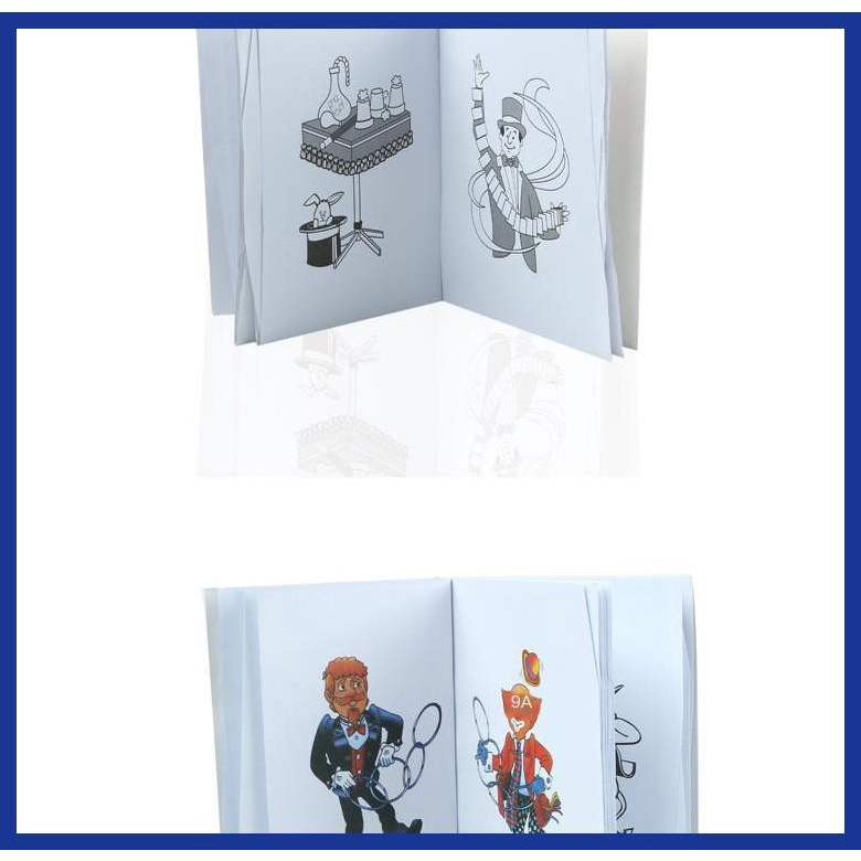 Sách Hoạt Hình mini Di Động Không Có Chữ Đơn Giản Và Xinh Đẹp Để Chọn Lựa