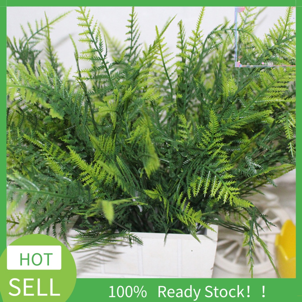 1 Bó Cây Xanh Nhân Tạo Sống Động Không Phai Đa Năng Dùng Trang Trí