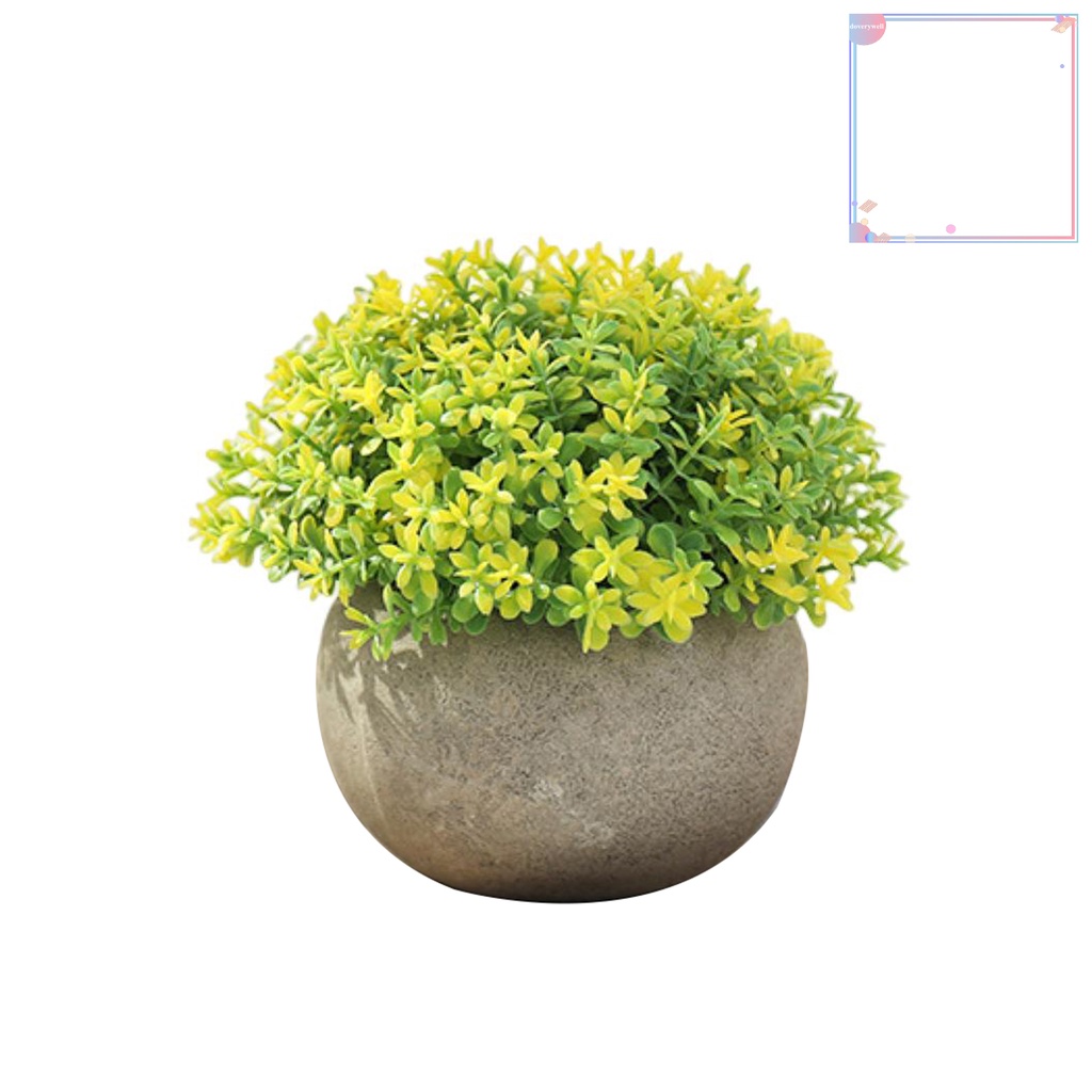 Chậu Cây Bonsai Giả Bằng Nhựa Dùng Trang Trí Bàn Làm Việc