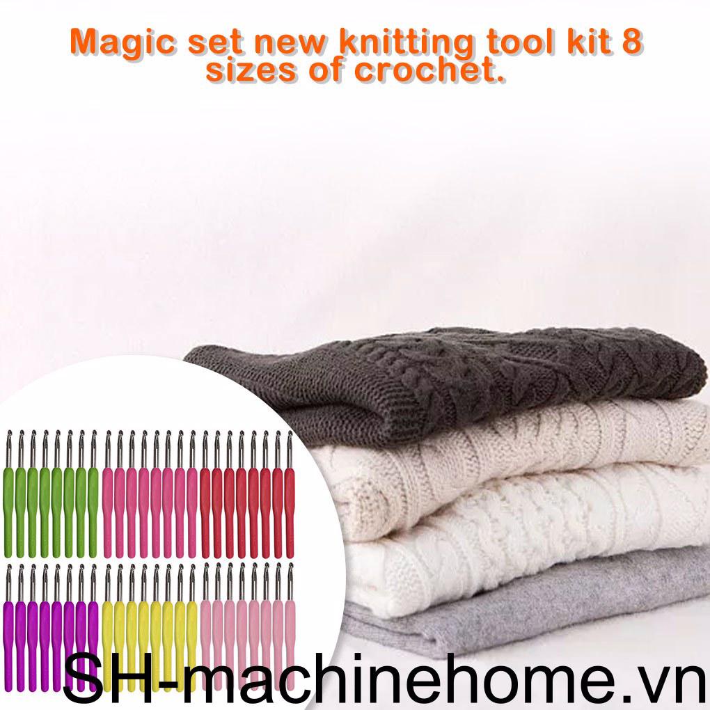 Bộ Dụng Cụ Đan Len Thủ Công Hai Đầu Mềm Mại