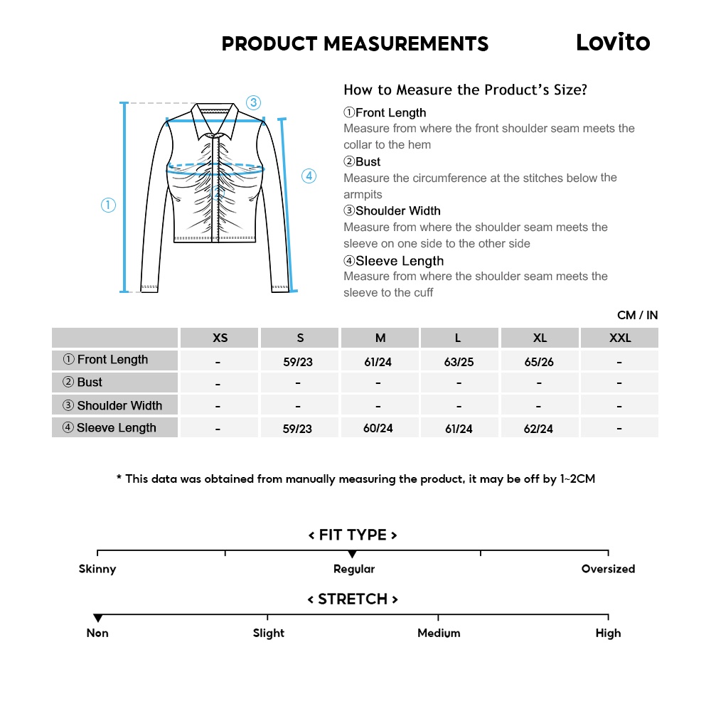 Áo kiểu Lovito tay dài cổ chữ V họa tiết hoa phong cách thanh lịch cho nữ LNE07002 (nhiều màu sắc)
