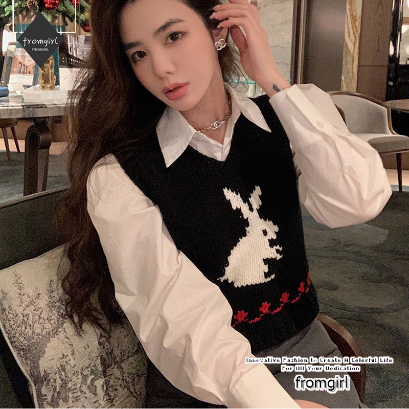 Áo Croptop Sát Nách Dáng Ôm In Hoạt Hình Dễ Thương Thời Trang Mùa Xuân