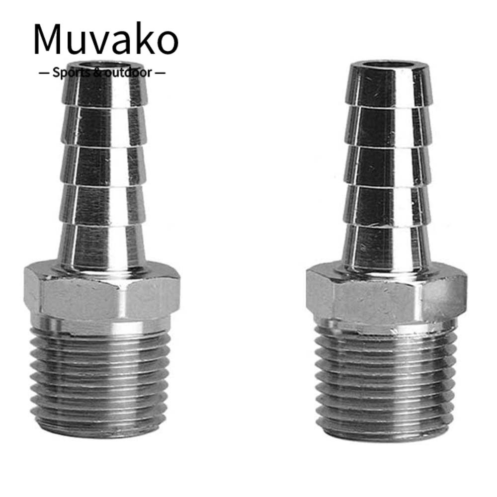 MUVAKO Đầu Nối Ống Nước Dạng Nén Bằng Đồng Thau Chất Lượng Cao