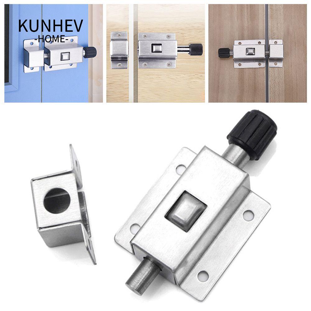 KUNHEV Set 2 Chốt Lò Xo Tự Động Bằng Thép Không Gỉ Bền Bỉ