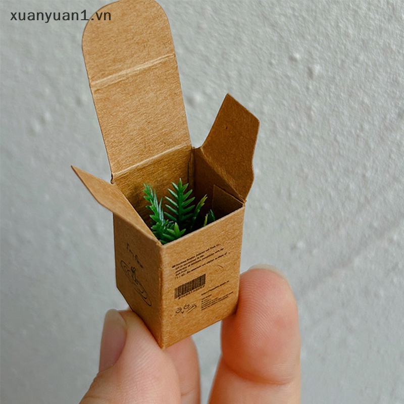 1 Chậu Hoa Nhỏ Xinh Trang Trí Nhà Búp Bê Tỉ Lệ 1: 12