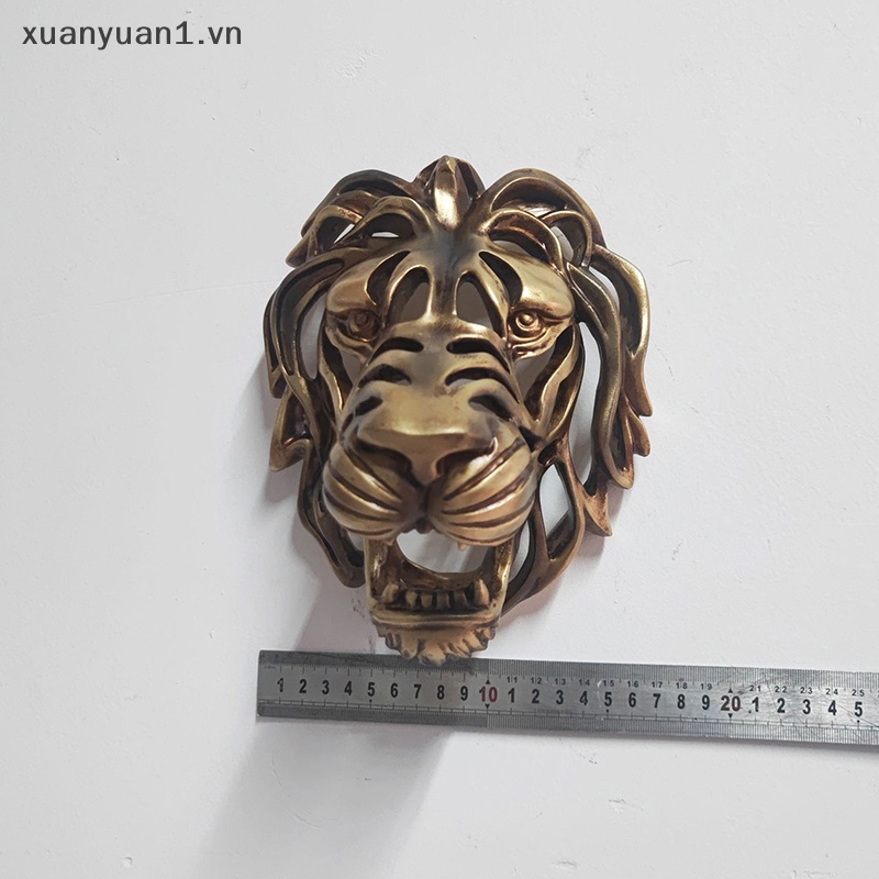 Tượng Đầu Sư Tử Bằng Nhựa Resin Treo Tường Trang Trí Phòng Ngủ / Hành Lang