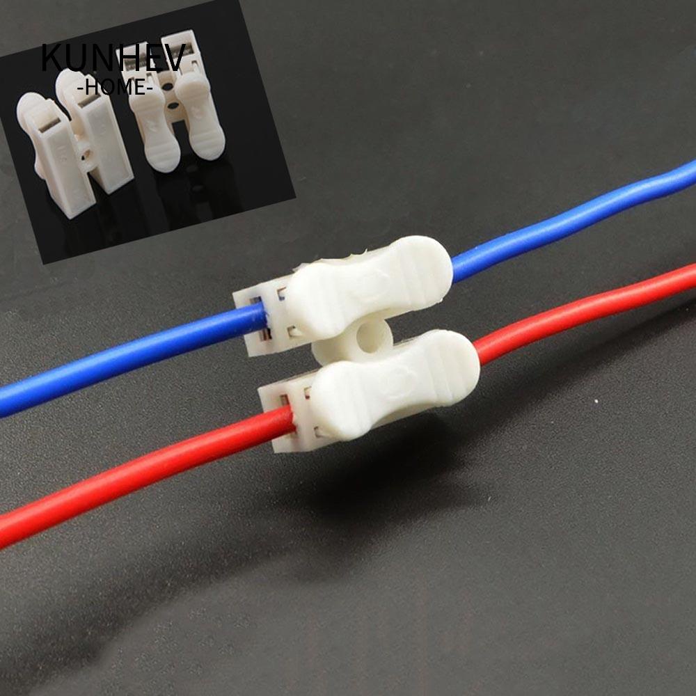 KUNHEV Set 30 Khối Đấu Nối Dây Điện Nhanh Chóng Màu Trắng Mới