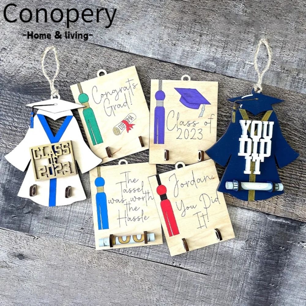 CONOPERY Giá Đỡ Tiền / Thẻ Chúc Mừng Tốt Nghiệp Sáng Tạo