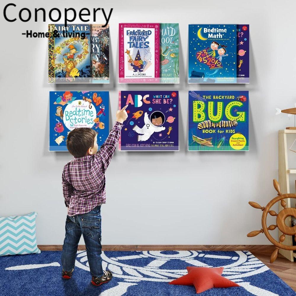 CONOPERY Giá Đỡ Trưng Bày Đĩa Thu Âm Để Bàn 6 Cái