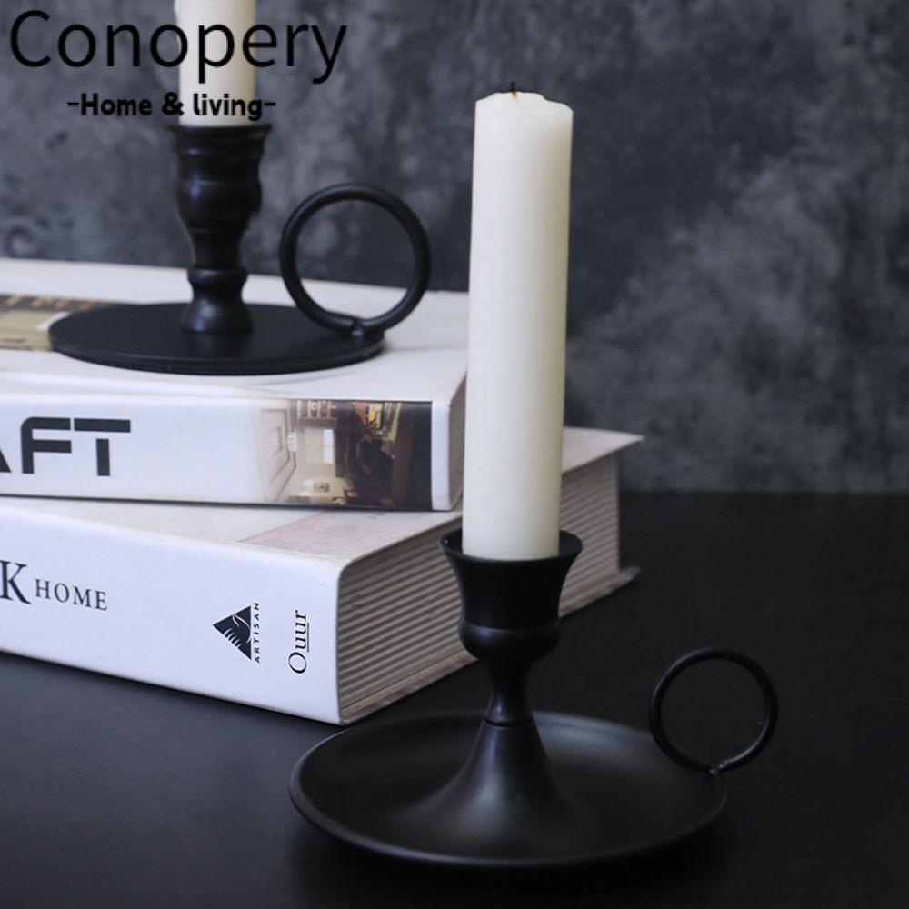 CONOPERY Giá Đỡ Nến Trang Trí Tiệc Cưới Lãng Mạn