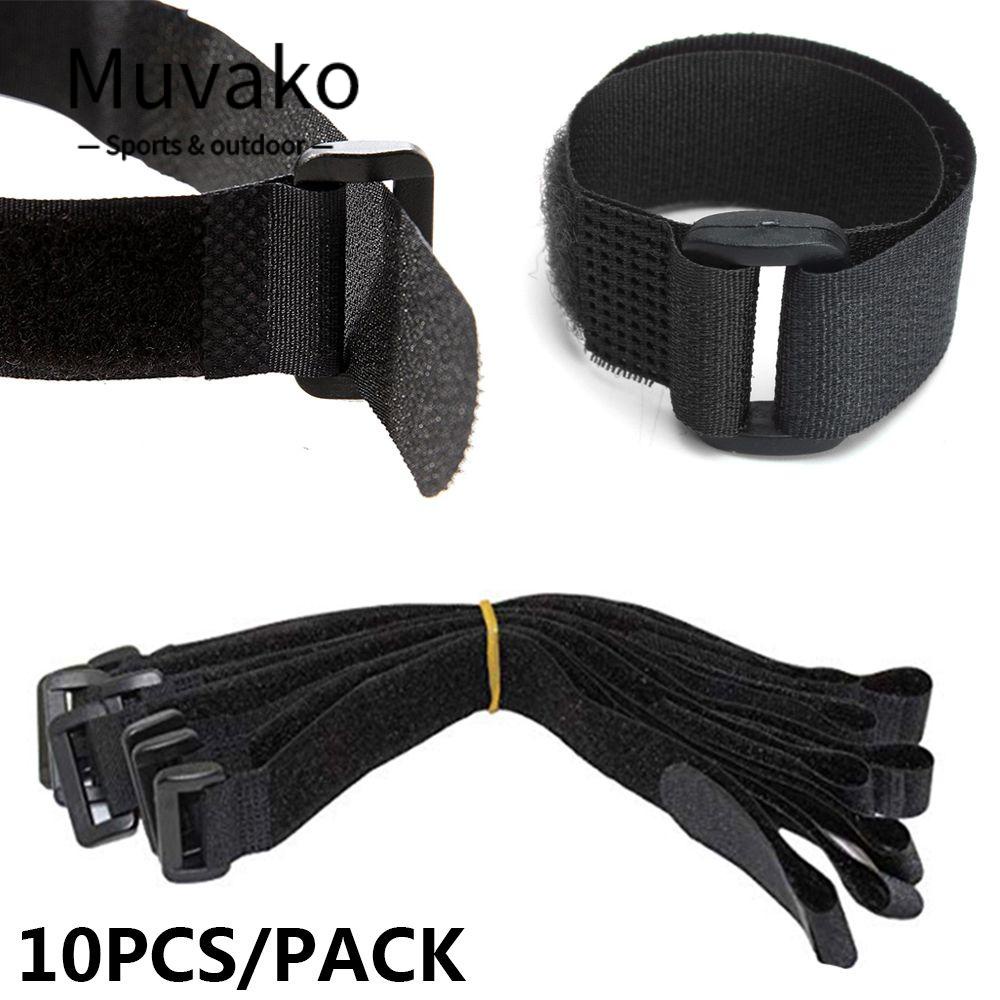 MUVAKO Bộ 10 Dây Buộc Cáp Đa Năng 20*500mm Chất Lượng Cao Cho Xe Đạp