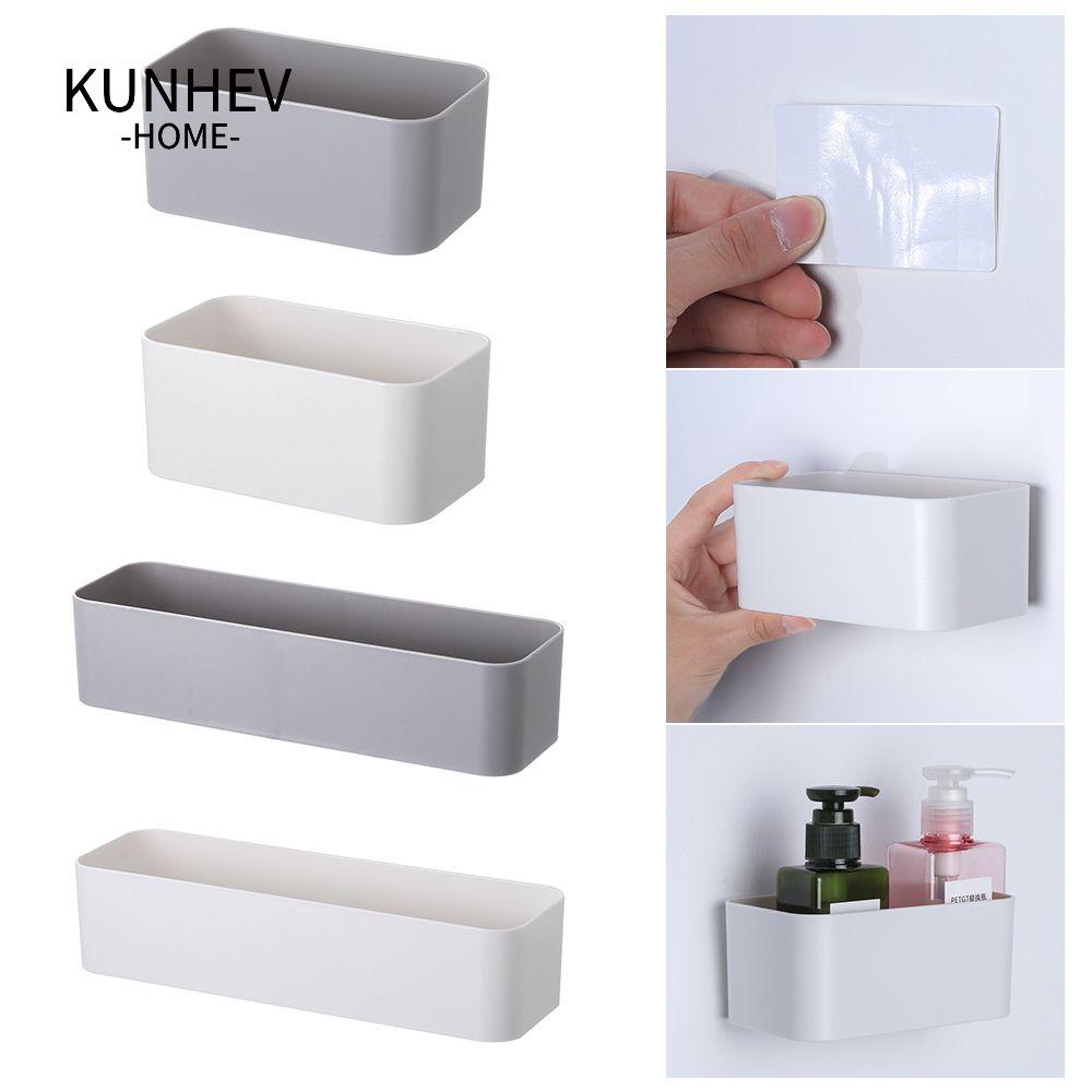 KUNHEV Giá Đỡ Mỹ Phẩm Dán Tường Không Cần Đục Lỗ Tiện Dụng