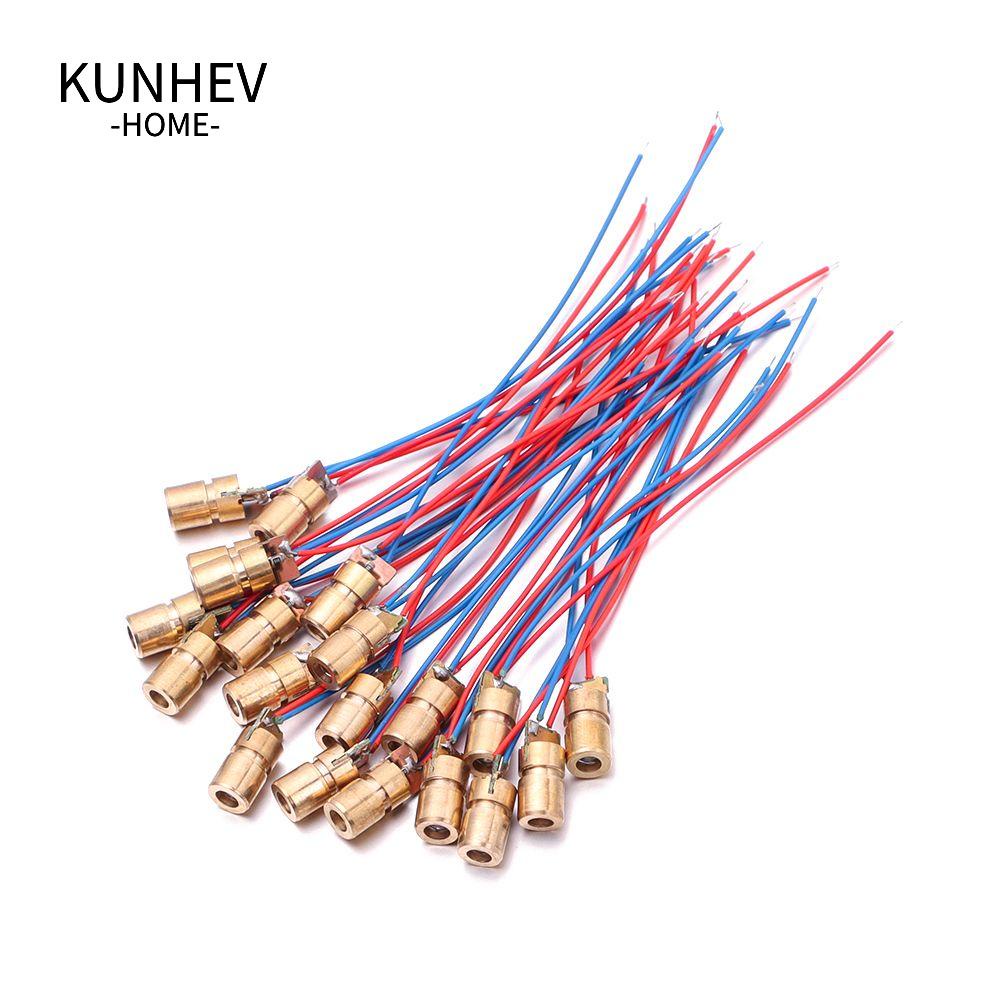 KUNHEV Set 5 / 10 Đi Ốt Đèn Laser Bằng Đồng Chất Lượng Cao