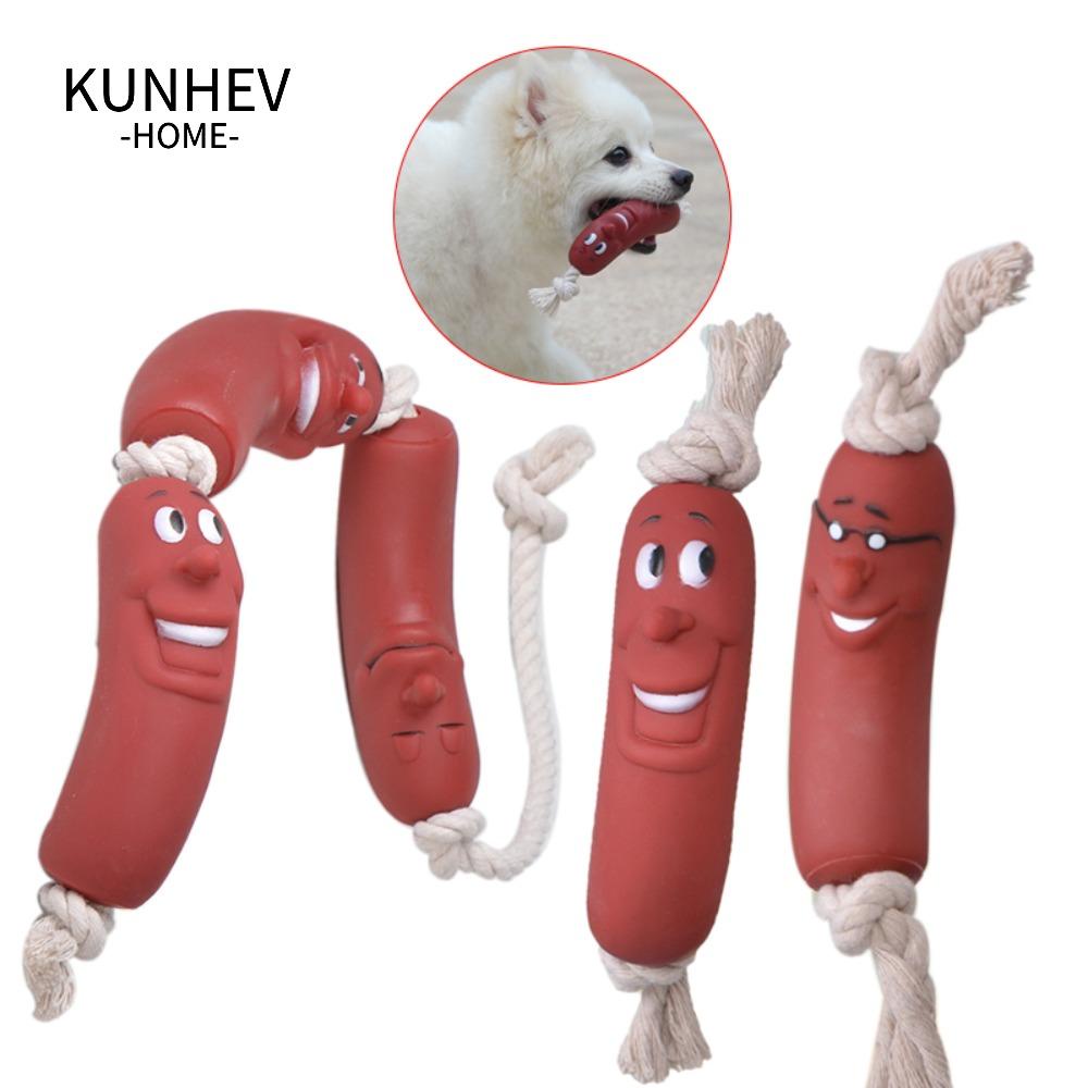 KUNHEV Đồ Chơi Gặm Chống Cắn Hình Hoa Mẫu Đơn Dành Cho Thú Cưng